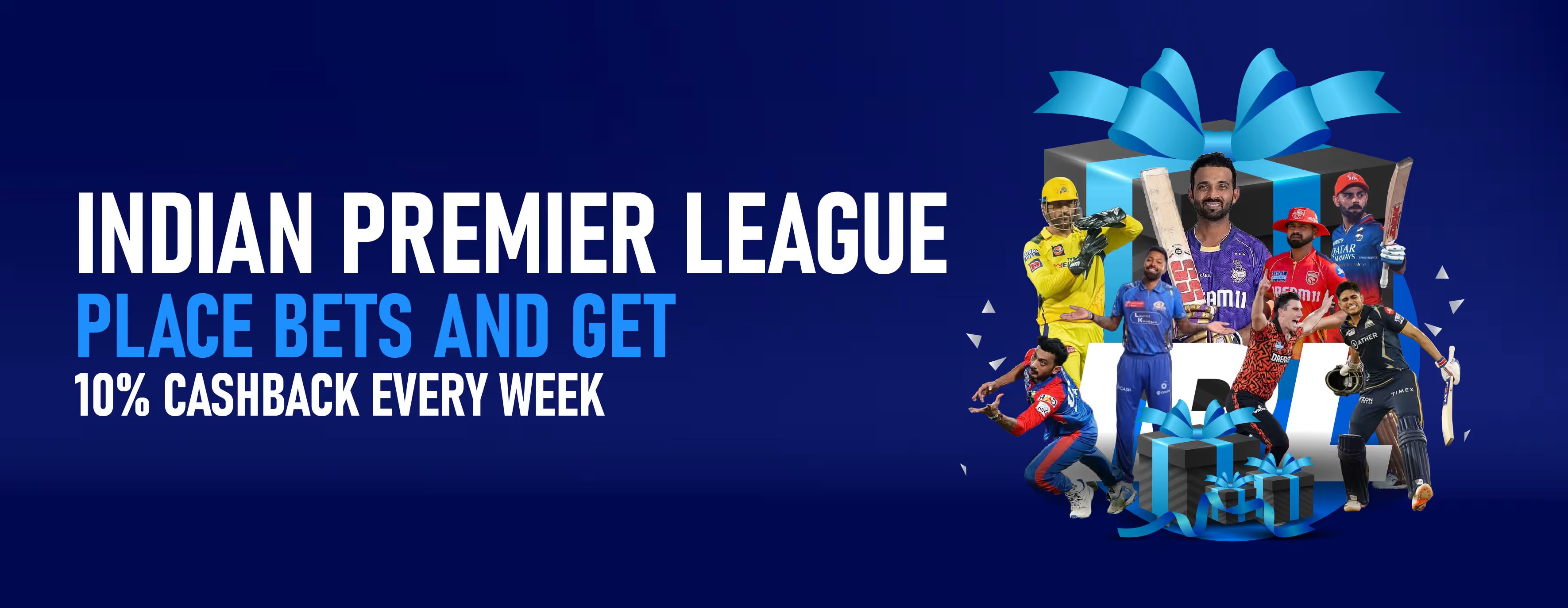Place IPL Bets & Enjoy 10% Cashback on PaidBet