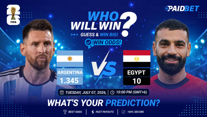 Argentina vs Egypt Betting Tips | FIFA World Cup 2026 | PaidBet Match Preview