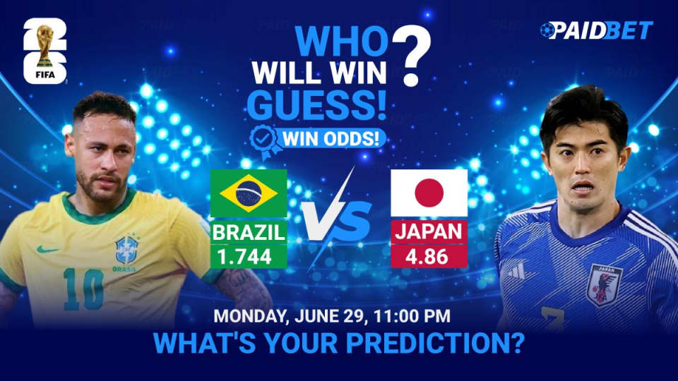 Brazil vs Japan FIFA Match Prediction – Neymar Leads Brazil Squad vs Japan Full Team | Odds 1.744 vs 4.86 | Venue & Lineups