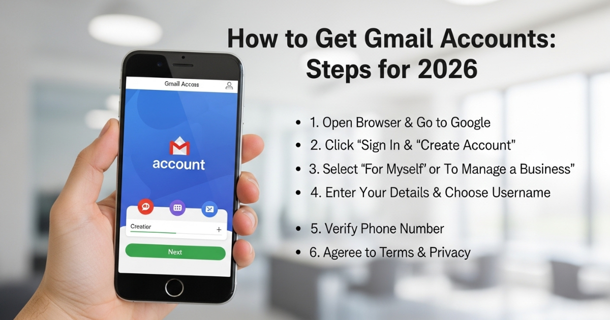 How to Get Gmail Accounts: Easy Steps for 2026