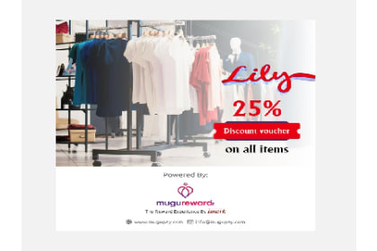 Lily 25% Discount Voucher