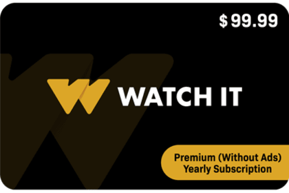 WATCH IT - Premium (Without Ads) Yearly Subscripti