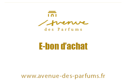 E-bon d'Achat Avenue des Parfums