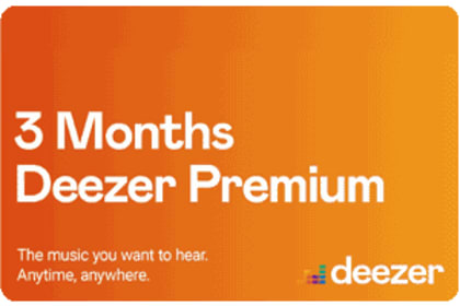 Deezer Premium 3 Month - Global