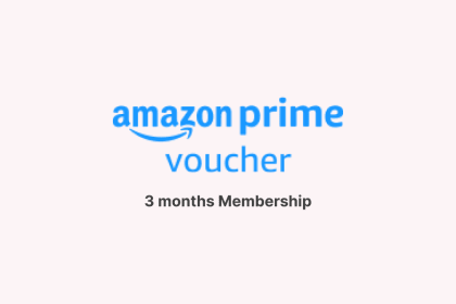 Amazon Prime Voucher-3 months Membership