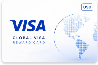 Global Visa Reward Card USD gift card