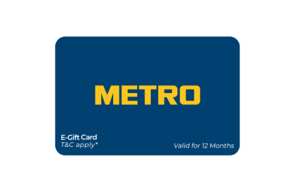 Metro Gift Card CNY gift card