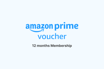 Amazon Prime Voucher-12 months Membership