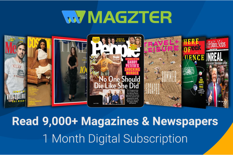 1-Month Magzter GOLD Subscription - Read 9,000+ Magazines & Newspapers USA