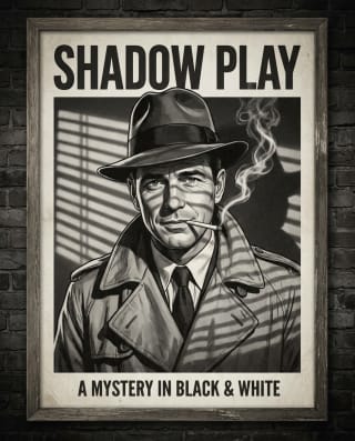 Détective au Fedora — univers Affiche de Cinéma