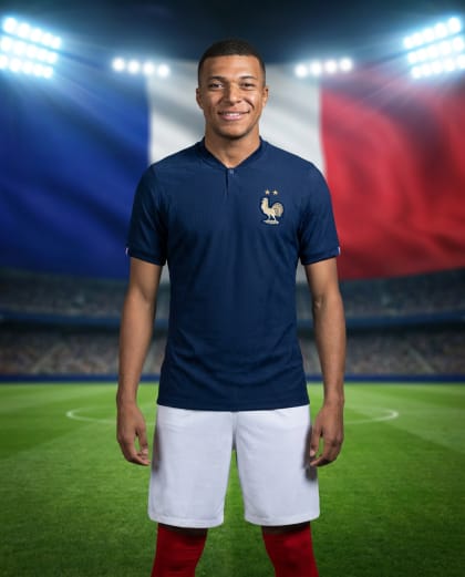Sélection Nationale — univers Sport du photobooth IA Le Studio Pop