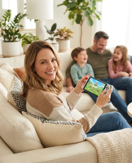 Console Portable Famille — univers Publicité du photobooth IA Le Studio Pop