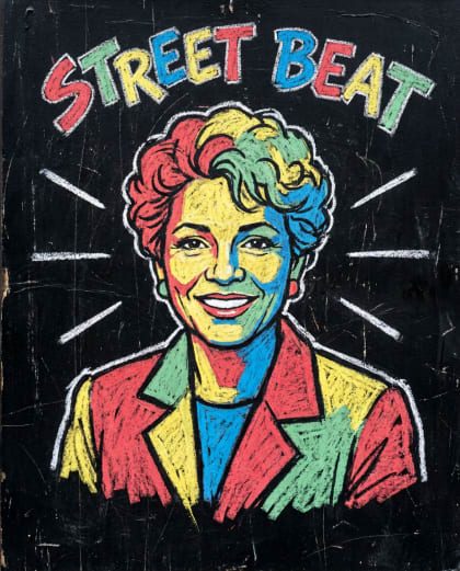 Craie de Métro — univers Pop & Street Art du photobooth IA Le Studio Pop
