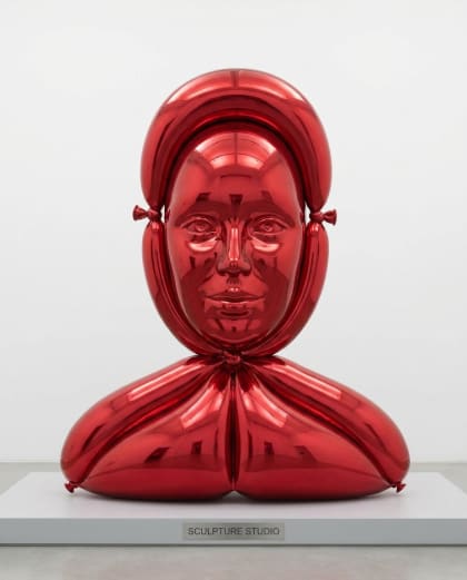 Sculpture Ballon Chromée — univers Pop & Street Art du photobooth IA Le Studio Pop