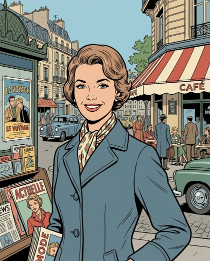 Ligne Claire — univers Bande Dessinée du photobooth IA Le Studio Pop
