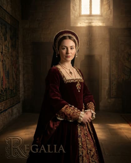 Cour des Tudors — univers Cour Royale du photobooth IA Le Studio Pop