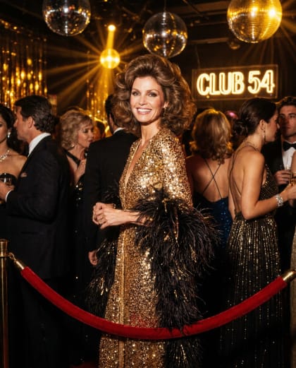 Club New-Yorkais 70s — univers Disco 70s du photobooth IA Le Studio Pop