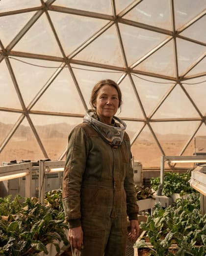 Serre sur une Autre Planète — univers Science-Fiction du photobooth IA Le Studio Pop
