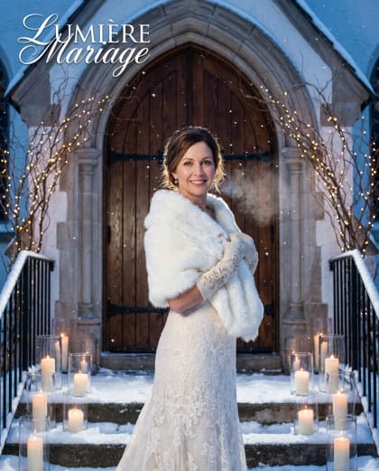 Mariage d'Hiver — univers Mariage du photobooth IA Le Studio Pop