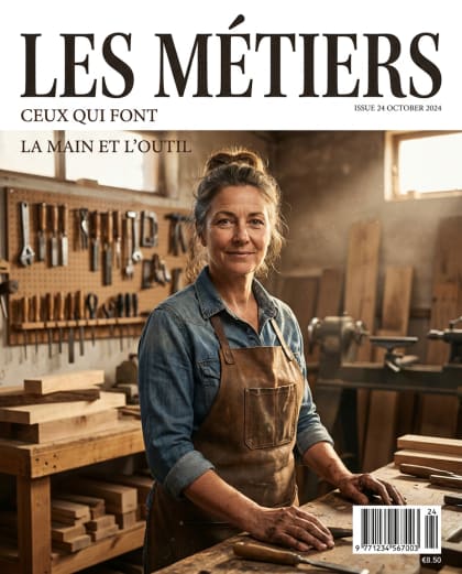 Les Métiers — univers Couverture Magazine du photobooth IA Le Studio Pop