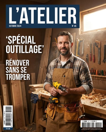 Bricolage · L'Atelier — univers Couverture Magazine du photobooth IA Le Studio Pop