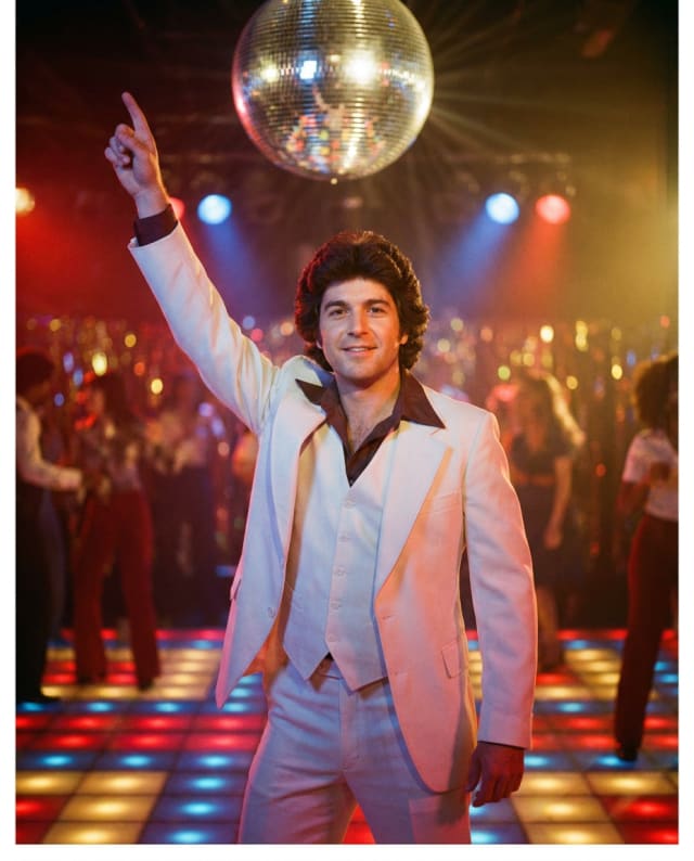 Piste de Danse Illuminée — univers Disco 70s