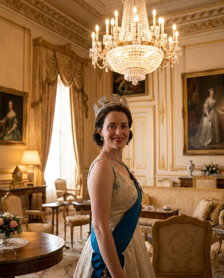 Cour d'Angleterre — univers Cour Royale du photobooth IA Le Studio Pop