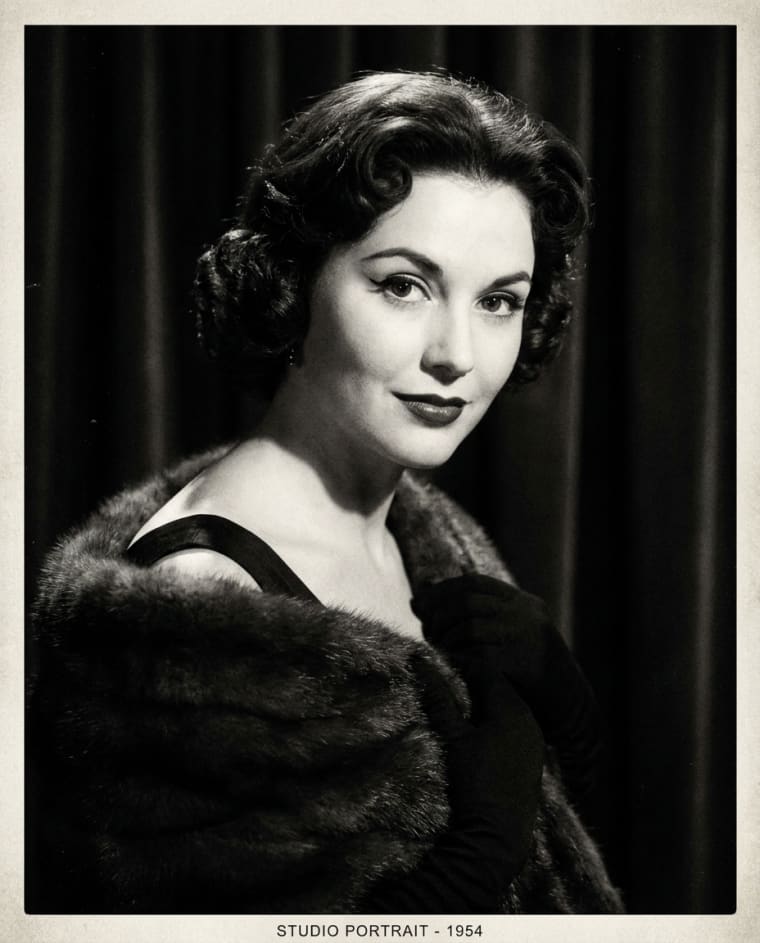 Glamour Hollywood 50s — univers Vintage Noir & Blanc du photobooth IA Le Studio Pop