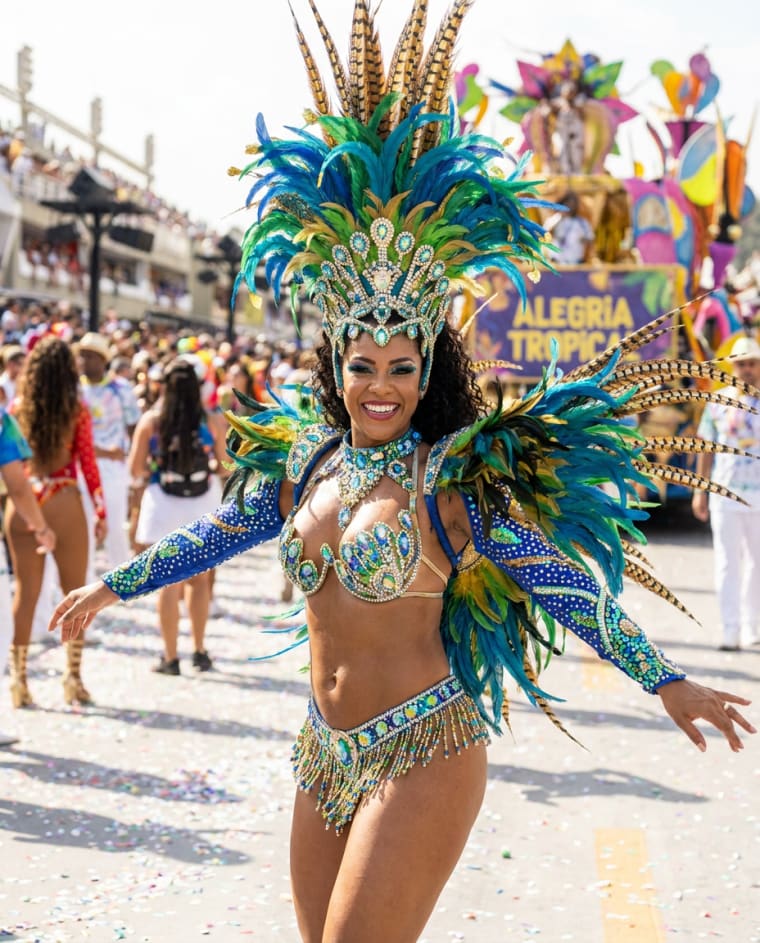 Samba de Rio — univers Carnaval du photobooth IA Le Studio Pop