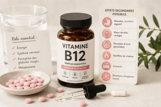 Effets secondaires de la vitamine B12 : risques, symptômes et précautions
