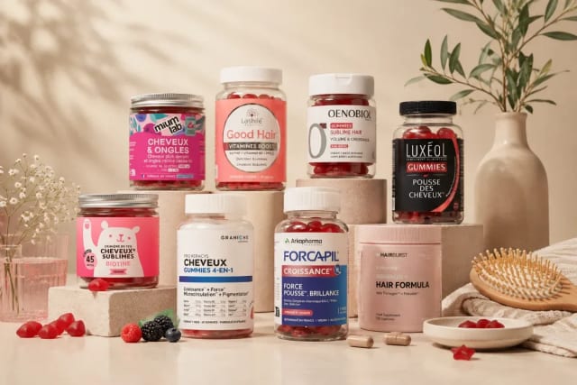 Meilleurs gummies cheveux : mon classement de 8 cures