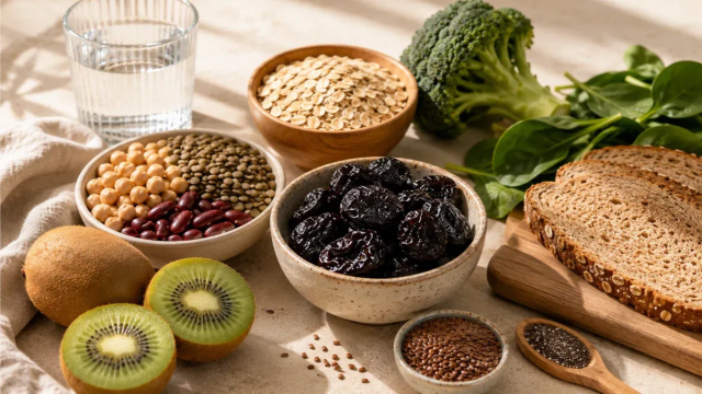 Aliments riches en fibres pour lutter naturellement contre la constipation