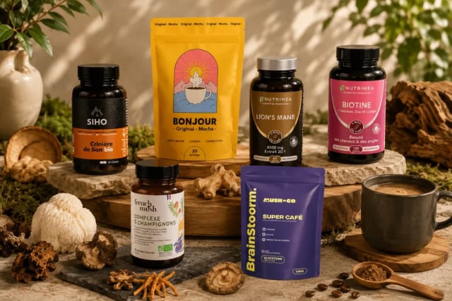 Meilleurs champignons adaptogènes : mon comparatif de 9 références