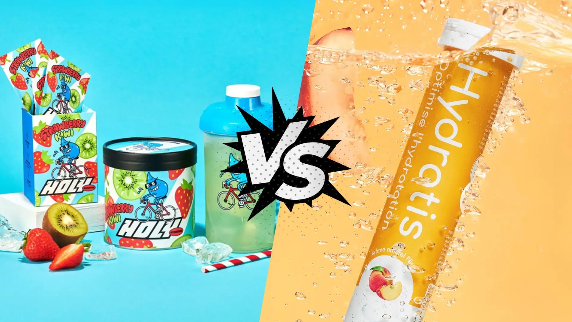 HOLY ou Hydratis : le match des boissons hydratantes en 2025