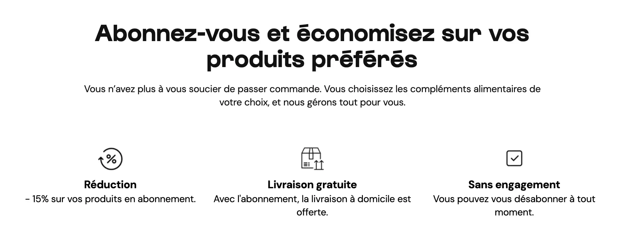 Abonnement Nutrimuscle