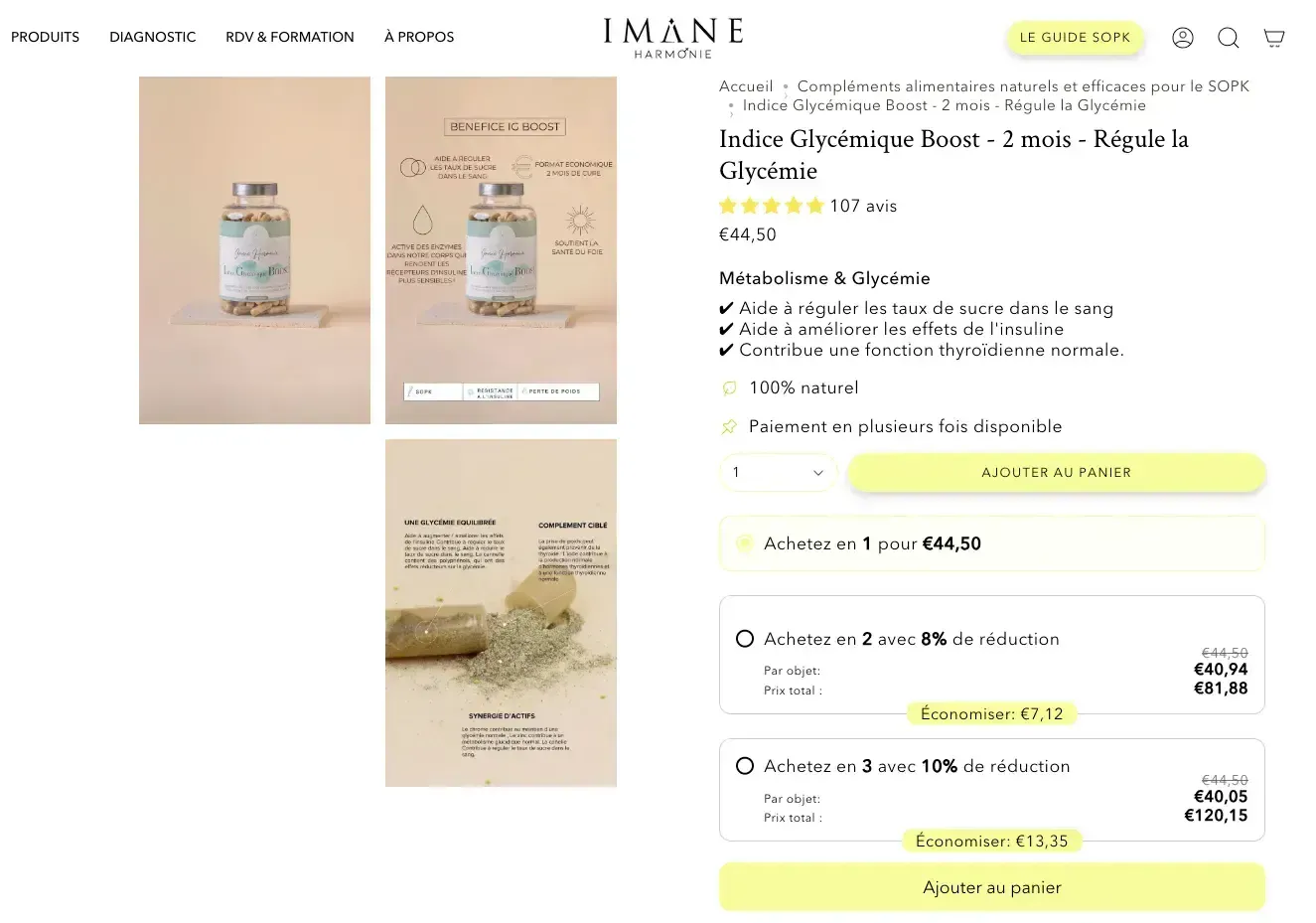 imane harmonie ig boost