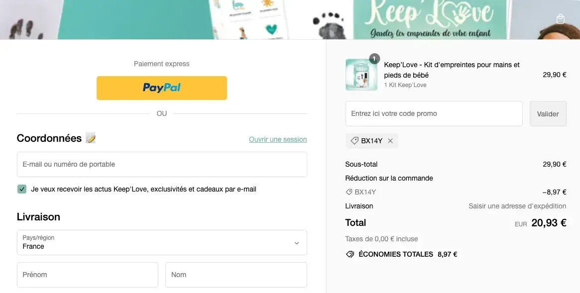 keeplove bon reduction