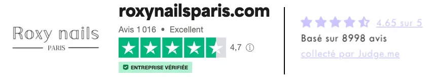 roxy nails paris avis trustpilot judgeme