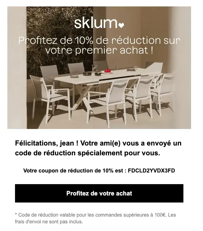 SKLUM code unique