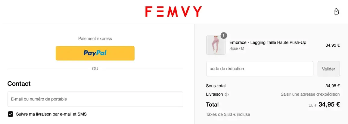 femvy code reduction