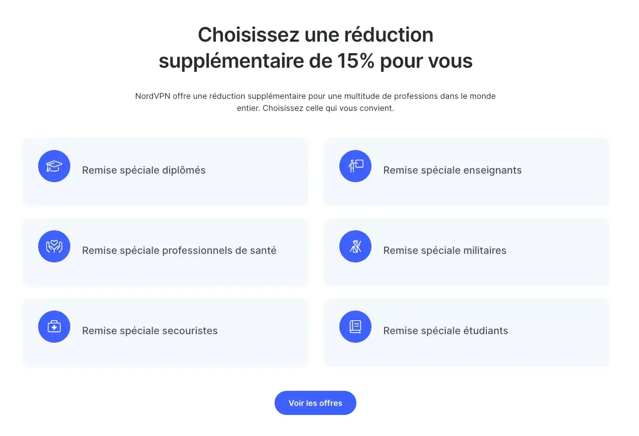 NordVPN promotions speciales