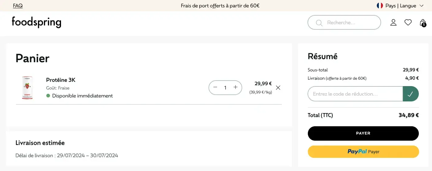 foodspring rewards