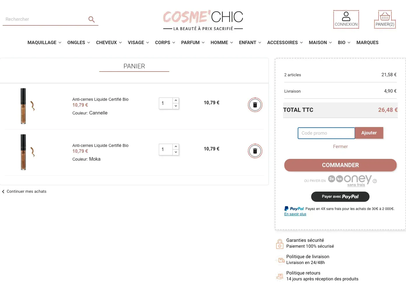 cosmechic rabais