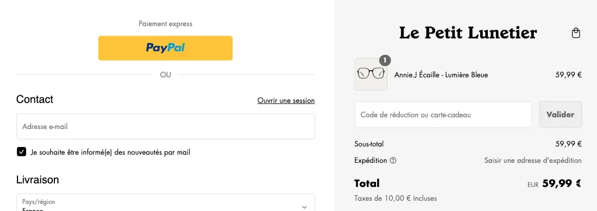 le petit lunetier bon de reduction