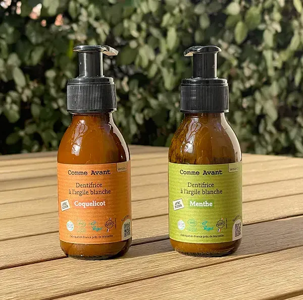 commeavant dentifrices