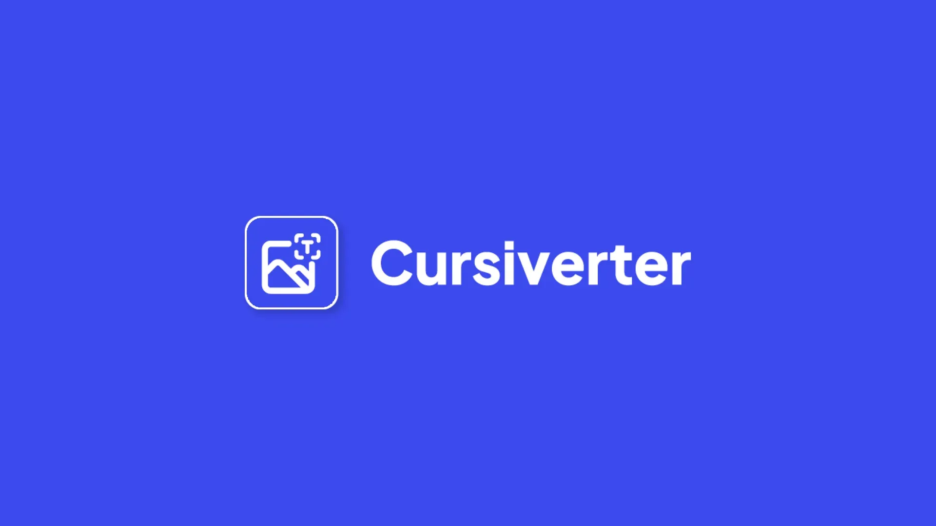 Cursiverter