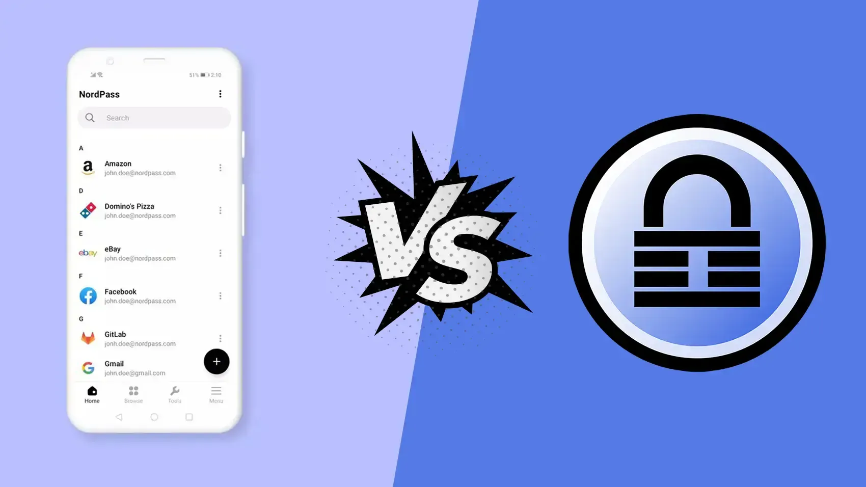 NordPass vs KeePass : quel est le meilleur gestionnaire de mots de passe pour vous ?