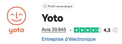 yoto avis trustpilot