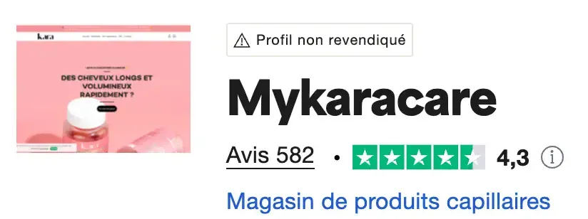 mykaracare avis trustpilot