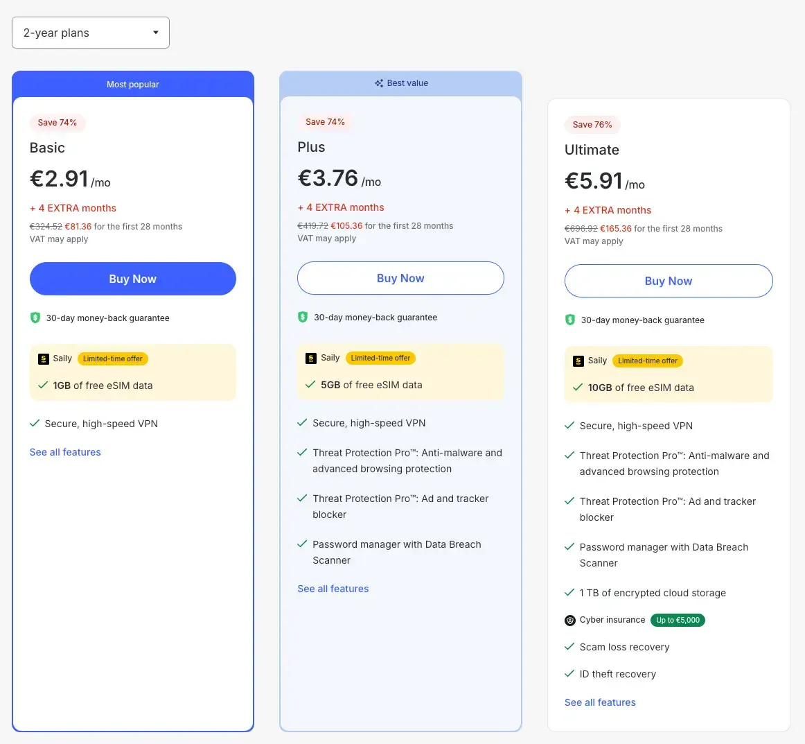 nordvpn subscription plans